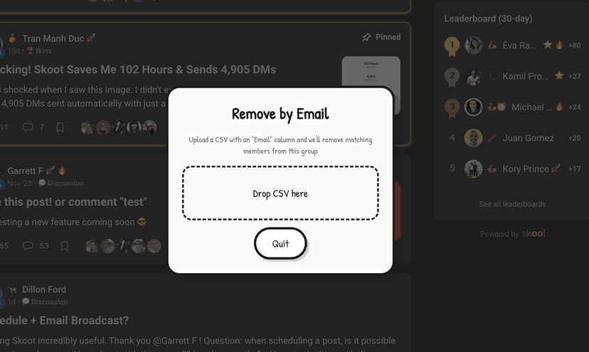 Bulk Remove